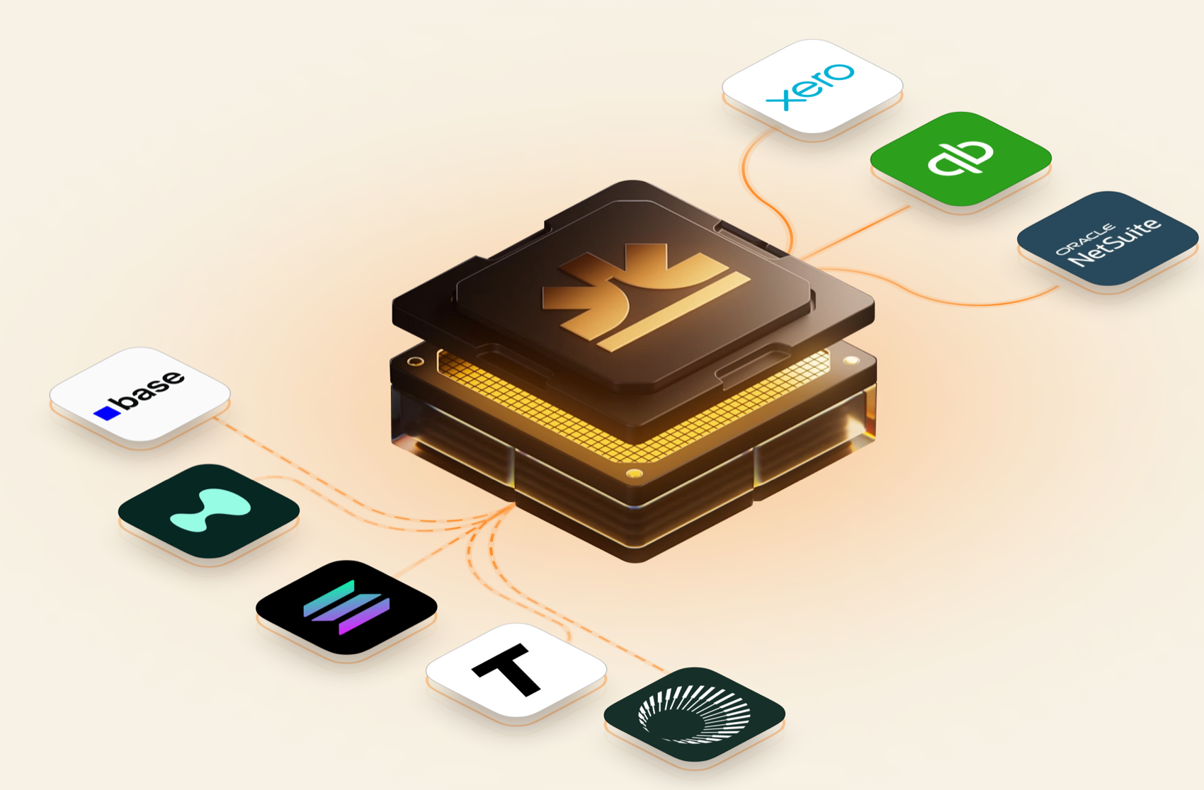 Wallets, exchanges and chains flowing into Awaken and out to QuickBooks, Xero and NetSuite